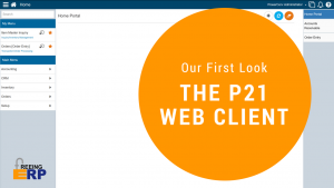 P21 Web Client 18.2 First Look 